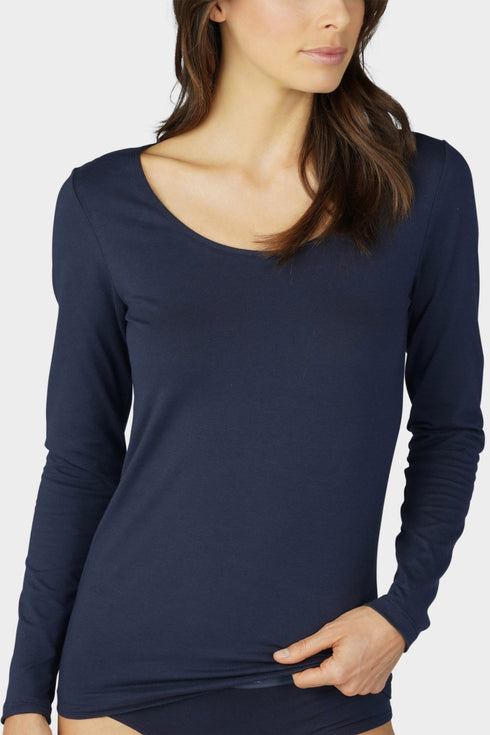 Mey Serie Cotton Pure Long-Sleeved Shirt